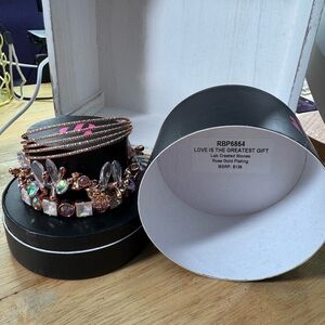 Love Is The Greatest Gift Rose Gold Bracelet